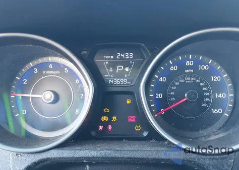 2014 Hyundai Elantra Sport из США, поврежденный, VIN KMHDH4AH3EU080928